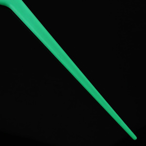 Cepillo para teñir el cabello, cerdas de nailon, forma triangular, rojo, verde, azul, herramienta de peluquería para salón - Product Image 3