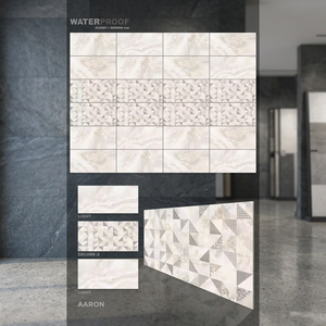 Carreaux muraux en céramique de porcelaine brillante HD 3D Vistaar 300x600mm, impression numérique par injection, design tropical, pour extérieur, en promotion - Product Image 3