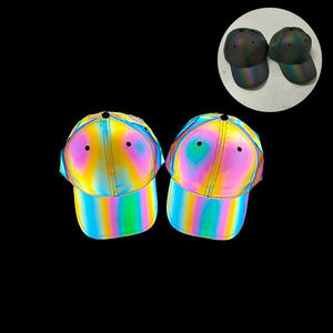 耐用可洗春夏薄平长边锻炼反光骑行安全防颠簸尖顶帽扣回高尔夫太阳帽 - Product Image 6