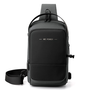 OEM New Men's Functional Sling Bag – Waterproof Outdoor Crossbody Pack Multifunctional Business <b>Chest</b> Bag - Product Image 6
