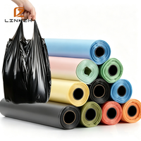 Sacs poubelles HDPE sur mesure haute résistance pour la cuisine, la salle de bain, l'hôtel, le restaurant, la collecte des déchets de la restauration