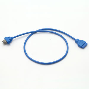 Cable USB 3.0 para Panel Frontal de PC, 20 Pines a Puerto USB 3.0 Hembra con Soporte de Montaje con Tornillos - Product Image 3