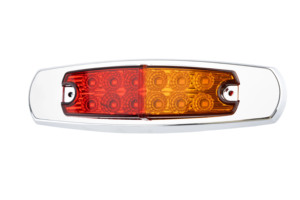 Feux latéraux <span class=keywords><strong>de</strong></span> camion bicolores à LED, nouvelle génération, très demandés, toutes combinaisons <span class=keywords><strong>de</strong></span> couleurs, 12 LED, clignotants latéraux - Product Image 5