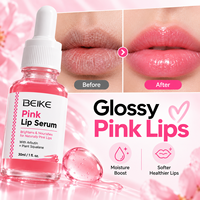BEIKE Produits de soin des lèvres personnalisés à base de PDRN organique, ADN de saumon, collagène, beurre à lèvres hydratant naturel, sérum repulpant, hydratant