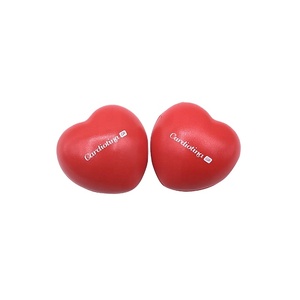 Vente en gros de jouets pour enfants, balle anti-stress en mousse PU en forme de cœur - Product Image 1