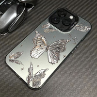 Offre spéciale 3D papillon IMD housse de téléphone étanche pour iPhone 16 15 14 13 12 11 Pro Max pour Samsung une série tendances produit