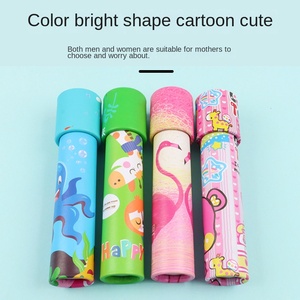 Jouets en papier éducatifs scientifiques nostalgiques pour jeunes, kaléidoscope rotatif à double section avec dessins animés variés, divertissement interactif parent-enfant - Product Image 3