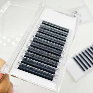 W Y 3D 4D 5D 6D 8D Trèfle Extension <span class=keywords><strong>de</strong></span> Cils Premade Ventilateur Haute Qualité C D Curl PBT Fibre 5DW Clove Lashes - Product Image 5