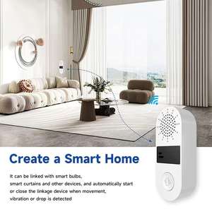 Nuevo Sensor de Vibración de Plástico Tuya WIFI Zigbee <span class=keywords><strong>2026</strong></span> de 130 dB con Alarma Sonora y Luminosa - Product Image 5