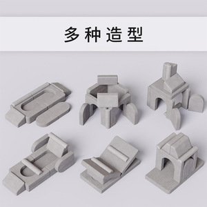 Ensemble de canapé en blocs de construction pour enfants 44x24x9, jouet d'escalade en mousse, structure de jeu intérieure, forme géométrique, matériau en tissu - Product Image 2