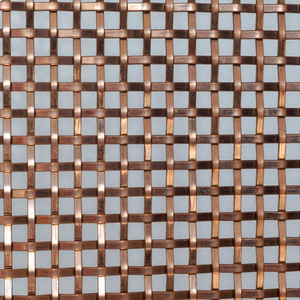 Factory Direct Sale Decorative 304 Stainless Steel <b>Wire</b> Woven Square Hole Crimped <b>Mesh</b> Fence Bending Cutting Powder Coating - Product Image 1