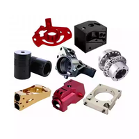 Componentes de Eje Roscado Multietapa de Aluminio Anodizado, Piezas de Hardware de Aluminio Mecanizadas con Precisión por CNC