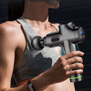 Pistola de Masaje Profesional Tipo-C con 10 Cabezales, Masajeador Muscular de Percusión Inalámbrico, Pistola de Masaje de Tejido Profundo - Product Image 6