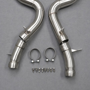 ท่อไอเสียสแตนเลส 304 คุณภาพสูงสำหรับ Mercedes Benz S63 AMG W222 M177 4.0L - Product Image 4