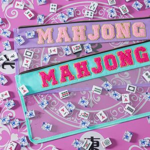 Borsa per Mahjong di Alta Qualità, Design Moderno e Lussuoso con Ricami, Materiale PVC Traspirante e Impermeabile - Product Image 5