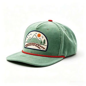 Casquette de baseball unisexe en velours côtelé de haute qualité, confortable, tendance, <span class=keywords><strong>5</strong></span> panneaux, pour le <span class=keywords><strong>camping</strong></span>, la randonnée et les sports de plein air - Product Image 3