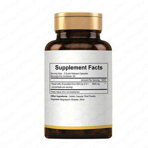 Estratto di Propoli d'Api Grado Alimentare Capsule di Pappa Reale Integratore Naturale Biologico di Ginseng e Pappa Reale - Product Image 2