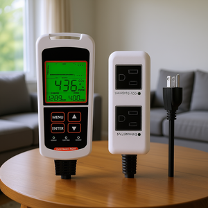 Contrôleur de surveillance du CO2 à double sortie avec capteur NDIR et écran LCD pour la détection de la qualité de l'air domestique - Product Image 2