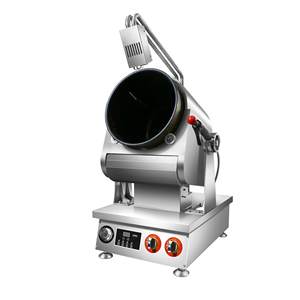Machine à <span class=keywords><strong>wok</strong></span> multifonctionnelle Semikron pour cuisson rapide en friture, en acier inoxydable, avec flamme supérieure personnalisée - Product Image 1