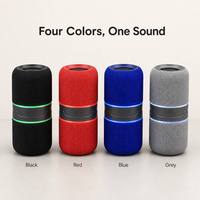 Enceinte Bluetooth LED RGB Ambiante avec Anneau Lumineux Coloré, Basses Puissantes, Mini Type C 5.3 pour Bureau, Maison, Cadeau