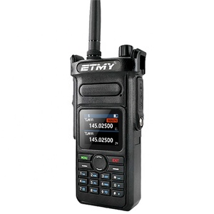 Radio portátil de dos vías con pantalla, ETMY ET-D58 DMR IP67, resistente al agua, VHF UHF, doble banda, 10W, con encriptación. - Product Image 5