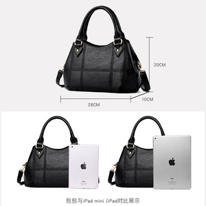 Hot Selling Soft PU Leather Women's Shoulder <b>Bags</b> Large Capacity Multi-Compartment Shoulder <b>Bag</b> Women Brand Women Shoulder <b>Bag</b> - Product Image 5