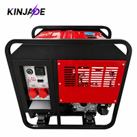 12kVA 300A Mini-Dieselgenerator Inverter-Schweißgenerator mit ATS für Notfälle zu Hause