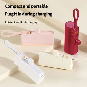 Mini Portable 5000Mah PVC Ultra Slim Power Bank With LCD Display Stand and Holder for Outdoor Use Pocket Emergency <b>Charger</b> - Product Image 3