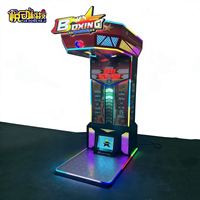Console de jeu électronique de divertissement à monnayeur, grand modèle, pour boxe, avec support anglais et couleur personnalisable, vente en gros fabricant