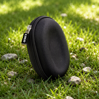 Étui de protection compact et exquis en EVA rigide, pochette de rangement légère avec fermeture éclair pour écouteurs et montre connectée