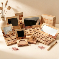 Boîte de palette en carton vide personnalisée pour maquillage, emballage de fards à paupières