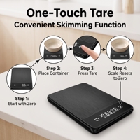 Balance électronique légère à piles pour usage domestique, gadget de mesure pour la cuisine