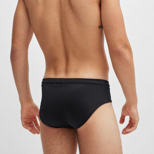 Bóxer corto de alta calidad breve diseño de letras personalizadas bragas ropa interior algodón Bikini Boxer para hombres - Product Image 3