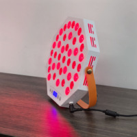 Panneau de luminothérapie portable à lumière rouge 660nm 850nm 60W, appareil de thérapie LED avec minuterie et télécommande pour le visage, le corps et la peau
