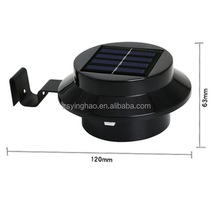 IP65 Waterproof Outdoor Decor Garden Solar Fence Post Lamp Wall Led Solar <strong>Gutter</strong> <strong>Lights</strong> - Product Image 6