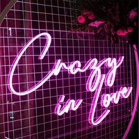 Acrílico montado en la pared neón Flex publicidad interior luz carta haz lo que amas letrero de neón LED para Bar tienda fiesta vacaciones eventos
