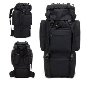 Sac à dos tactique noir de survie pour la randonnée, imperméable, personnalisé, 65L, vente chaude - Product Image 5