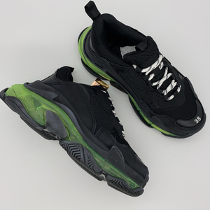 Zapatos Casuales de Hombre de Lujo, Negros, con Cordones, de Cuero Genuino, Resistentes a Impactos, Antideslizantes, para Todas las Temporadas, Saludables para Caminar y Correr - Product Image 1