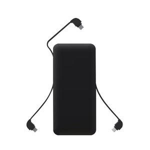 Cargador Portátil Nuevo de 10000mAh con Carga Rápida, Enchufe AC y 3 Cables Integrados UUTEK RSQ3-A - Product Image 5