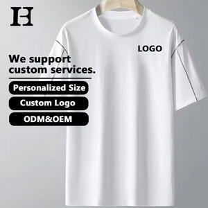 Nouveau T-shirt de sport pour homme à manches courtes, personnalisation d'usine, course à pied, camiseta, polyester, mode, blanc, T-shirt pour homme - Product Image 1