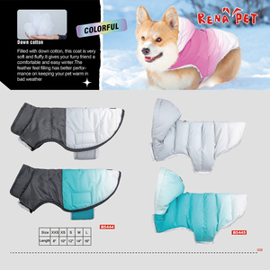 निर्माता थोक कस्टम लोगो गर्म चिंतनशील शीतकालीन कुत्ते कोट - Product Image 2