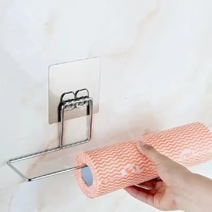 1Pcs Hanging Toilet <b>Roll</b> <b>Holder</b> Bathroom Towel <b>Kitchen</b> Stand Paper Rack Home Storage Racks - Product Image 4