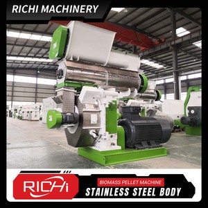 RICHI Suppliers, fabricants de granulateurs à granulés d'herbe, machine industrielle de fabrication de granulés d'herbe pour aliments pour animaux, 4 T/H - Product Image 5