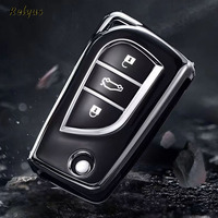 Housse de clé de voiture en TPU Offre Spéciale pour Toyota Auris Corolla Avensis Verso Yaris Aygo Scion TC IM 2015 2016 Camry RAV4 accessoires