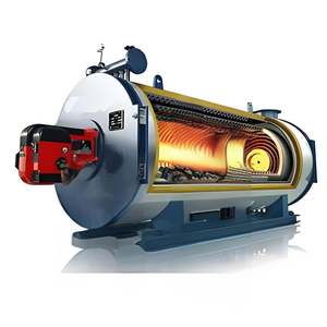 Caldera de Vapor Industrial de Tubos de Fuego de Tres Pasos WNS de Alta Eficiencia, de 1-30 Toneladas, para Gas Natural, Petróleo y Diésel Ligero, Buen <span class=keywords><strong>Precio</strong></span>, Disponible en Stock - Product Image 4