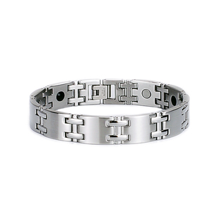 Ameishi <span class=keywords><strong>4</strong></span> en 1 negro de plata de la pulsera de energía 316L de acero inoxidable saludable pulsera para hombre - Product Image 3