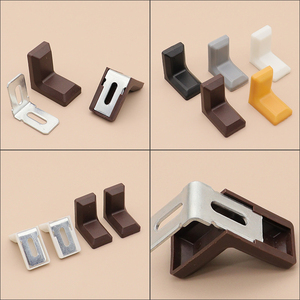 家具継手小角ブラケットキャビネットプラスチックカバー90角金属コーナーブラケット - Product Image 4