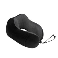 Oreiller de voyage 100% mousse à mémoire de forme en U pur oreiller de cou en avion Kit de voyage avec masques de sommeil 3D bouchons d'oreilles et sac de luxe