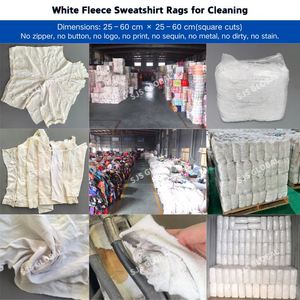 Chiffons en coton blancs pour usage industriel et maritime, 10KG, 25KG, 100KG, Singapour, pour le nettoyage - Product Image 5