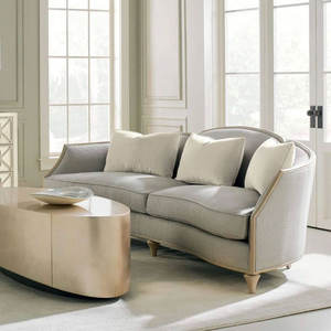 דובאי יוקרה בסגנון מג 'ליס 100% סגנון מלא תבואה איטלקי עור מלא תה מסגרת עץ מלא - Product Image 1